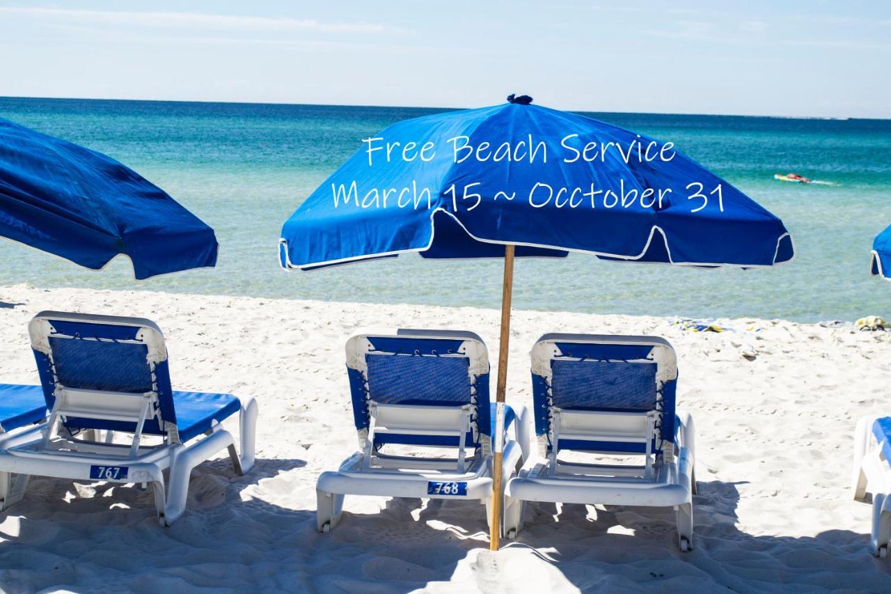 Beachfront With Free Beach Service!Private Balcony Panama City Beach Exteriör bild